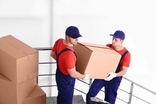 Warehouse safety overview with staff following controlled storage procedures