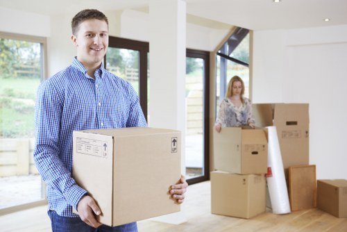 Professional packing services in Northolt preparing boxes for a home move