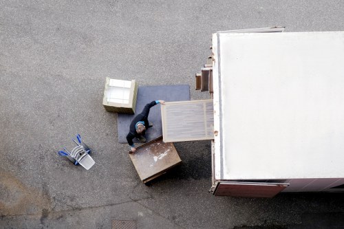Removal team handling fragile belongings during a Northolt home move