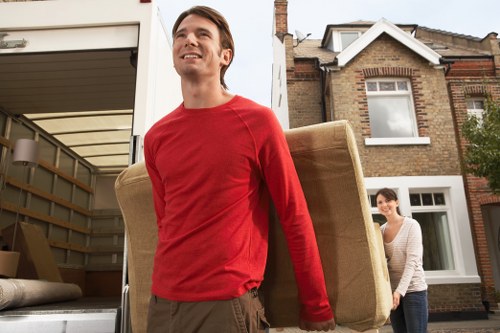 Clean and secure Northolt furniture storage space for business equipment
